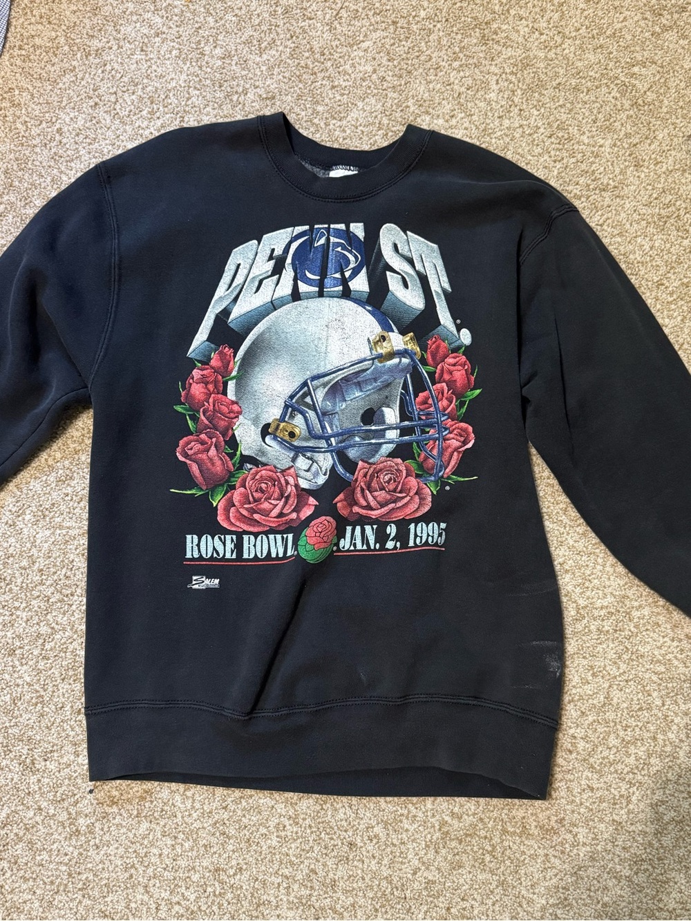 VINTAGE PENN STATE Rose Bowl Graphic Crewneck Sweatshirt